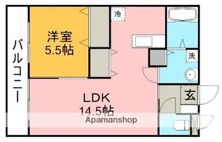 ヴィル リッシュ【3階】の間取り