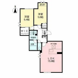 熊本県熊本市南区刈草3丁目【マンション】の間取り