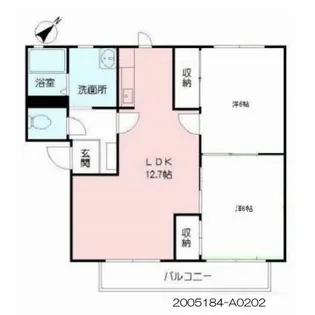 熊本県宇城市松橋町豊福【アパート】の間取り