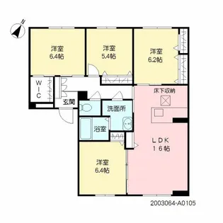 ベルデガゾン【1階】の間取り