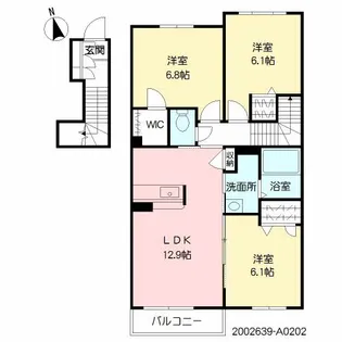 レガシー【2階】の間取り