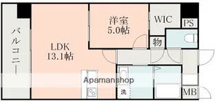 COLAS MIFUNE EAST【3階】の間取り