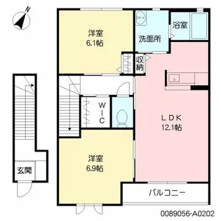 熊本県宇土市松原町【アパート】の間取り