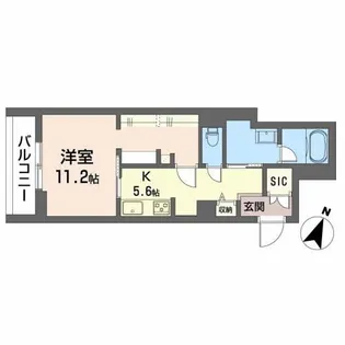 シャーメゾンAVA【3階】の間取り