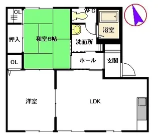 ファミーユ島町 B棟【1階】の間取り