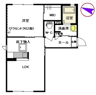サリーレ新屋敷 Ⅰ番館【1階】の間取り