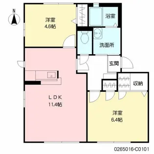 熊本県上益城郡益城町大字広崎【アパート】の間取り