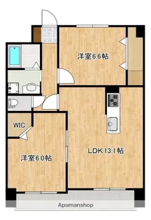 ブロンズ御船【7階】の間取り