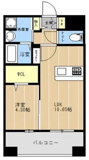 LIBTHマーレ平成Ⅱ【10階】の間取り
