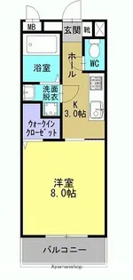 オレンジ【3階】の間取り