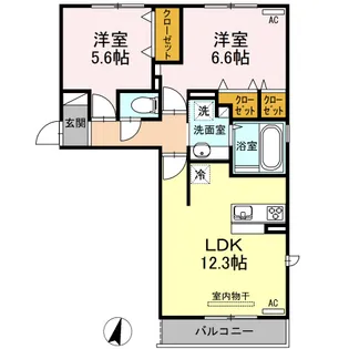 上徳Ⅰ【3階】の間取り
