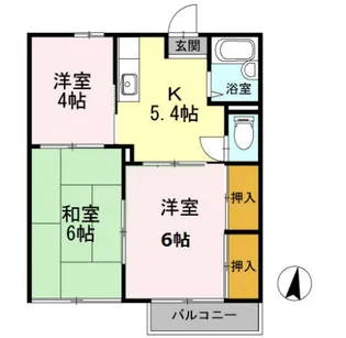 ルミネハイツ【2階】の間取り