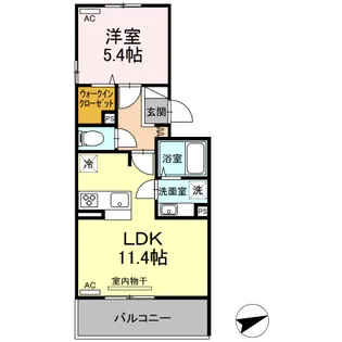 テラバスタ新南部【2階】の間取り