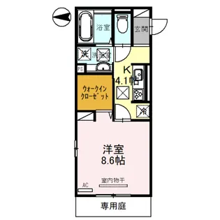 セレブ琴平【1階】の間取り