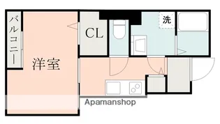 セレン神園.【1階】の間取り