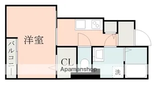 セレン神園.【1階】の間取り