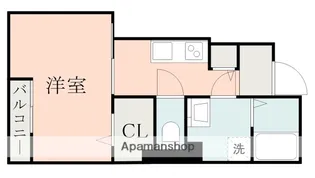 セレン神園.【1階】の間取り