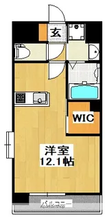 ラーナ新水前寺【6階】の間取り