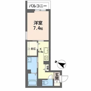 熊本県熊本市中央区本荘5丁目【マンション】の間取り