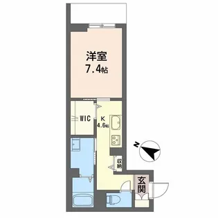 熊本県熊本市中央区本荘5丁目【マンション】の間取り