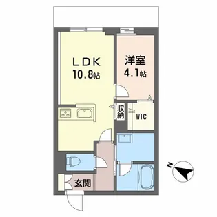 熊本県熊本市中央区本荘5丁目【マンション】の間取り