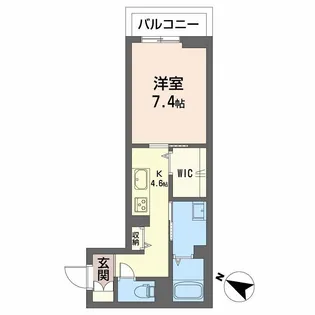熊本県熊本市中央区本荘5丁目【マンション】の間取り