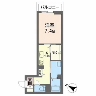 熊本県熊本市中央区本荘5丁目【マンション】の間取り