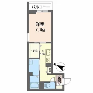 熊本県熊本市中央区本荘5丁目【マンション】の間取り