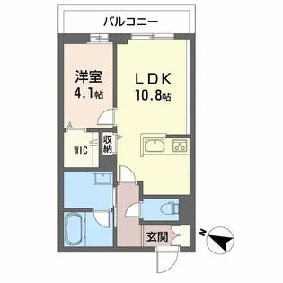 熊本県熊本市中央区本荘5丁目【マンション】の間取り