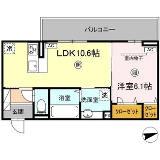 (仮称)DーROOM西区上代1丁目【2階】の間取り
