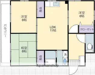 サンワインズライフ【2階】の間取り