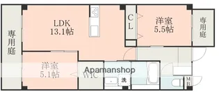 ハイムセラ琴平【1階】の間取り