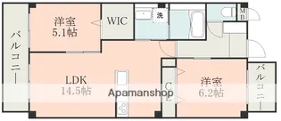 ハイムセラ琴平【2階】の間取り