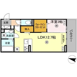 ソラーナI【2階】の間取り