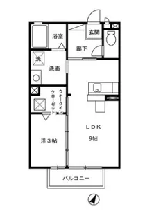 スノーフレーク【1階】の間取り