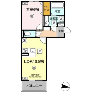 コートドール7【1階】の間取り
