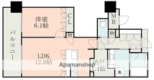 MJR熊本ゲートタワー【11階】の間取り