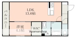 エテルノ西熊本【2階】の間取り