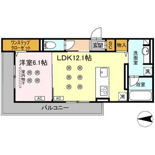 CREST COURT【2階】の間取り