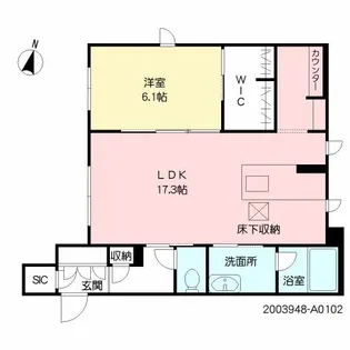 シャーメゾン平成【1階】の間取り