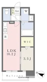 レジエル保田窪【9階】の間取り