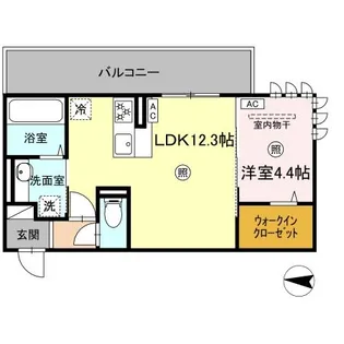 グランフォレスト大江【3階】の間取り
