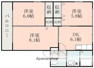 HELLO室A【2階】の間取り