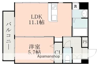ポストワン春日南【7階】の間取り