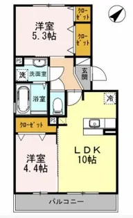 マナローザ【2階】の間取り