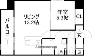 PRENDRE本山【6階】の間取り