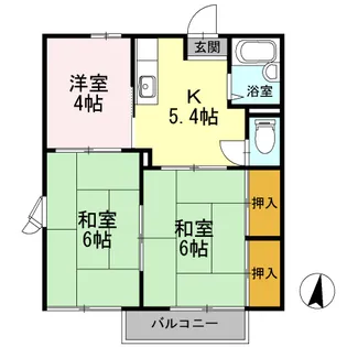 ルミネハイツ【1階】の間取り