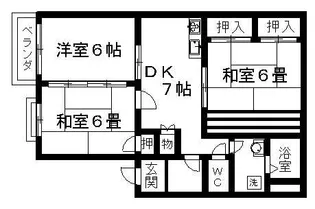 パークサイド.U【205号室】の間取り