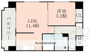 エルフィナ八王寺 A棟【9階】の間取り