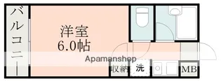 キャッスルマンション【2階】の間取り